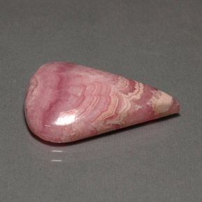 15.55克拉天然粉色菱锰矿，梨形，23.4×15.7毫米，不透明