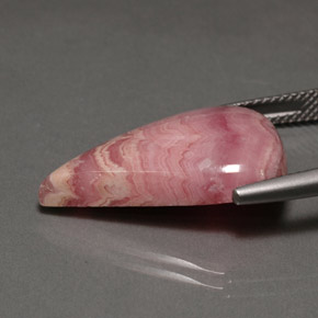 15.55克拉天然粉色菱锰矿，梨形，23.4×15.7毫米，不透明