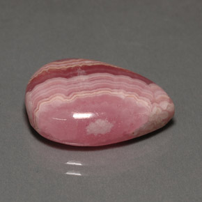 18.30克拉天然多色菱锰矿，梨形，20.7×15.4毫米，不透明