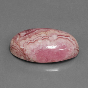 9.12克拉天然多色菱锰矿，椭圆形切割，17.3×10.3毫米，不透明