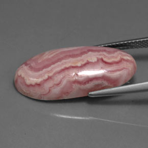 15.40克拉天然菱锰矿，椭圆形切割，不透明