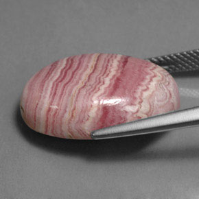 17.50克拉天然菱锰矿，椭圆形切割，不透明