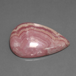 15.92克拉天然粉色菱锰矿，梨形，23.1×15.8毫米，不透明