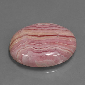 9.95克拉天然多色菱锰矿，椭圆形切割，17.5×13.9毫米，不透明