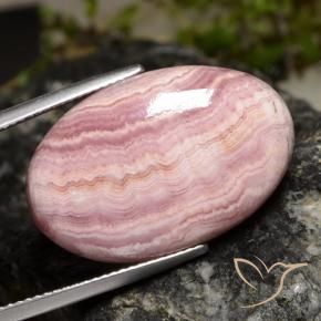 24.58克拉天然菱锰矿，椭圆形，不透明