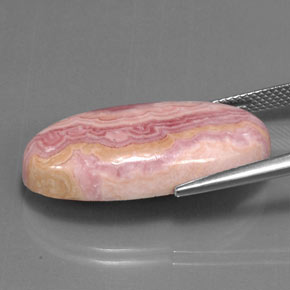 25.79克拉天然菱锰矿，椭圆形切割，不透明