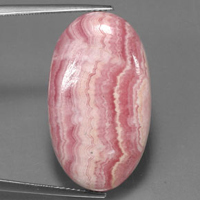 29.88克拉天然多色菱锰矿，椭圆形切割，27.8×16毫米，不透明