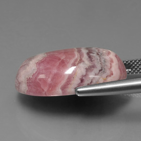 26.95克拉天然多色菱锰矿，椭圆形切割，21.4×15.4毫米，不透明