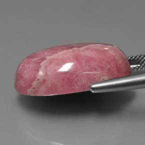 31.54克拉天然多色菱锰矿，椭圆形切割，23×16.2毫米，不透明