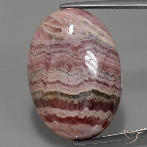 43.30ct 天然 彩色 菱锰矿, 椭圆形, 不透明