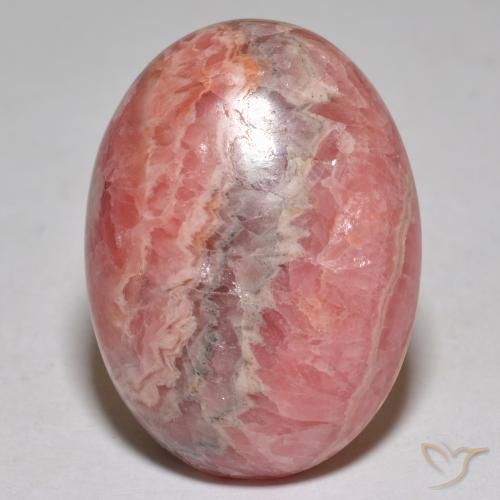 36.55克拉天然菱锰矿，椭圆形切割，不透明