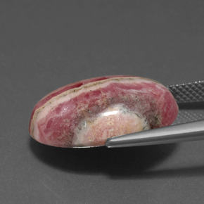 17.79克拉天然菱锰矿，椭圆形切割，不透明