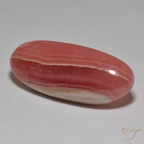 35.01ct 天然 彩色 菱锰矿, 椭圆形, 不透明