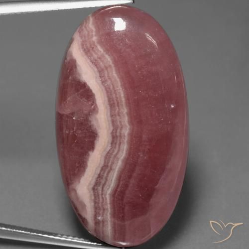 46.91ct 天然 彩色 菱锰矿, 椭圆形, 不透明