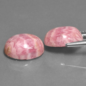 6.20克拉天然菱锰矿，椭圆形，不透明