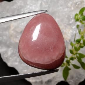 16.34克拉天然多色菱锰矿，三角形，17.2×14.5毫米，半透明