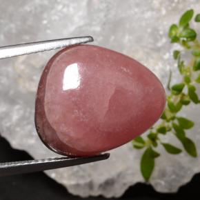 16.34克拉天然多色菱锰矿，三角形，17.2×14.5毫米，半透明