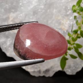 16.34克拉天然多色菱锰矿，三角形，17.2×14.5毫米，半透明