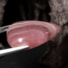 31.67克拉天然菱锰矿，梨形，半透明