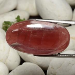 36.61克拉天然多色菱锰矿，椭圆形切割，31.2×16.8毫米，半透明