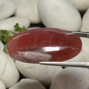 36.61克拉天然多色菱锰矿，椭圆形切割，31.2×16.8毫米，半透明