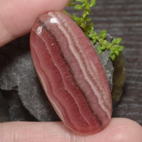 59.63克拉天然多色菱锰矿，椭圆形切割，41.6×20.5毫米，半透明
