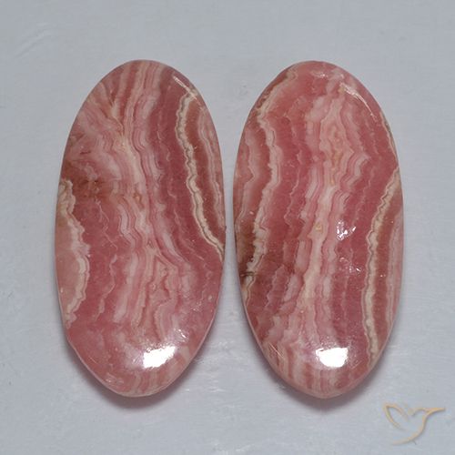 32.47ctw 天然 彩色 菱锰矿, 椭圆形, 半透明
