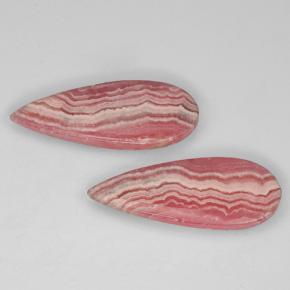 21.46克拉天然菱锰矿，梨形，半透明