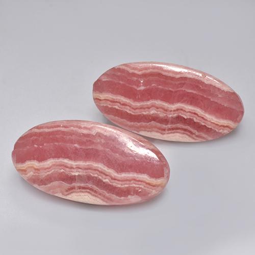 32.18克拉天然菱锰矿，椭圆形切割，半透明