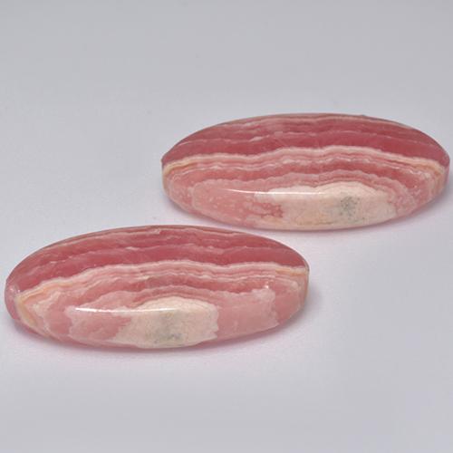 32.18克拉天然菱锰矿，椭圆形切割，半透明