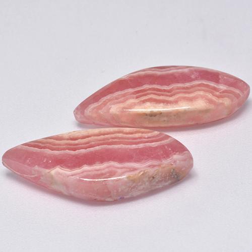19.73天然多色菱锰矿，异形，22.2×10毫米，半透明