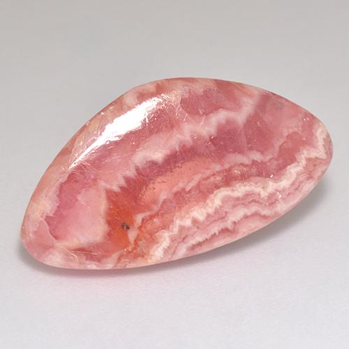 12.69克拉天然粉色菱锰矿，异形，23.8×12.9毫米，半透明