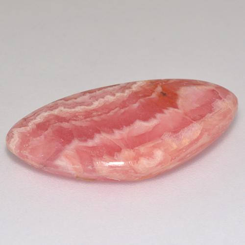 12.69克拉天然粉色菱锰矿，异形，23.8×12.9毫米，半透明