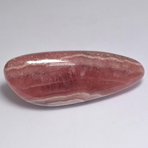 60.84克拉天然多色菱锰矿，异形，48.5×18.6毫米，半透明