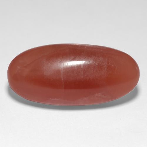 14.95克拉天然多色菱锰矿，椭圆形切割，22×10.4毫米，半透明