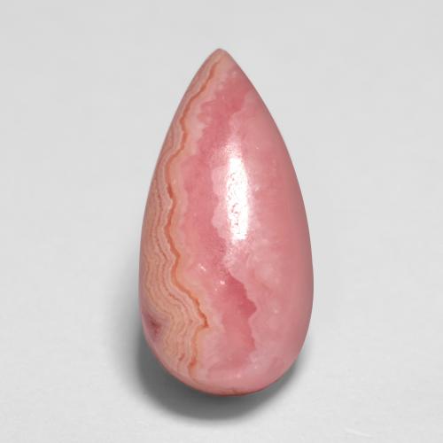 2.65克拉天然多色菱锰矿，梨形，11.1×5.5毫米，半透明