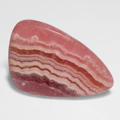 10.87克拉天然多色菱锰矿，异形，20×12.8毫米，半透明