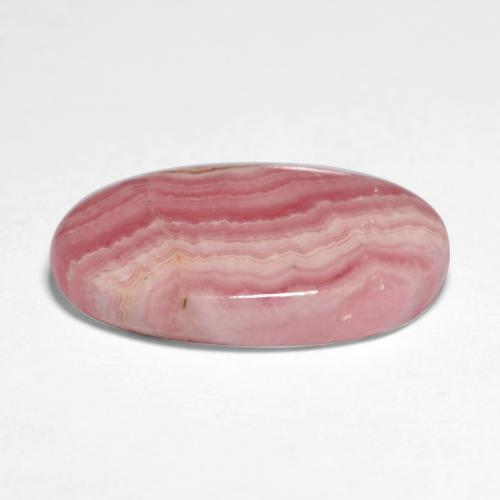 10.12克拉天然多色菱锰矿，椭圆形切割，18.6×11.7毫米，半透明