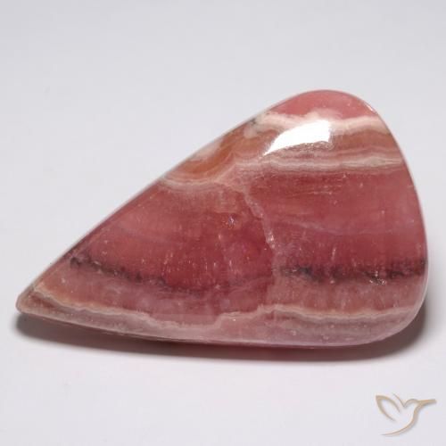 56.33ct 天然 彩色 菱锰矿, 梨形, 半透明