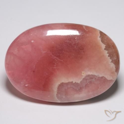 52.74ct 天然 彩色 菱锰矿, 椭圆形, 半透明