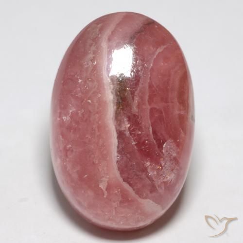 48.14ct 天然 彩色 菱锰矿, 椭圆形, 半透明