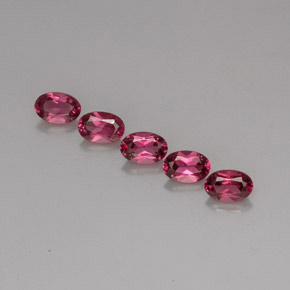 天然紫罗兰色紫牙乌石榴石，椭圆形切割，6×4.1毫米，VVS-VS