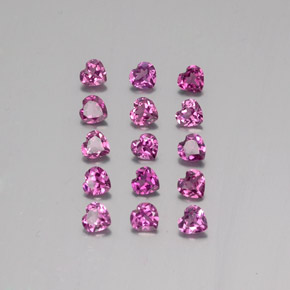 3.54天然紫色紫牙乌石榴石，心形，3.9×3.8毫米，VVS-VS