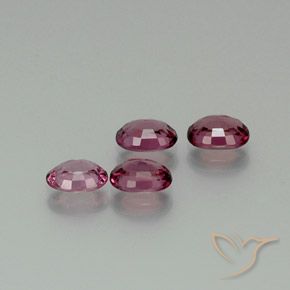 3.99克拉天然红榴石石榴石，椭圆形，VVS-VS