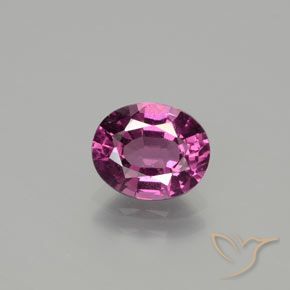 1.79ct 天然 红紫色 红榴石石榴石, 椭圆形, VS