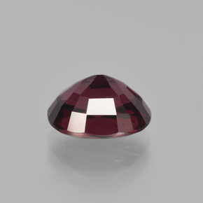 3.11克拉天然红色紫牙乌石榴石，椭圆形切割，9.4×7.3毫米，VS