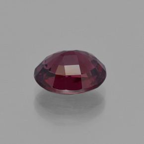 2.89克拉天然红色紫牙乌石榴石，椭圆形切割，9.3×7.3毫米，VS