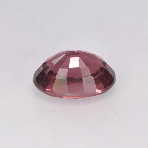1.15克拉天然红色紫牙乌石榴石，椭圆形切割，6.9×5.1毫米，VS