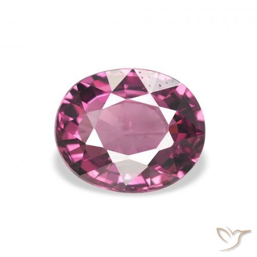 2.07ct 天然 树莓红 红榴石石榴石, 椭圆形, VVS-VS