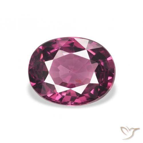 2.40ct 天然 品红色-粉红色 红榴石石榴石, 椭圆形, VVS-VS